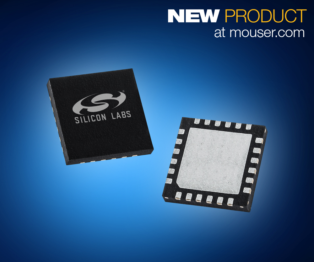 Silicon Labs' Latest TouchXpress Capacitive Touch Controllers Now at Mouser